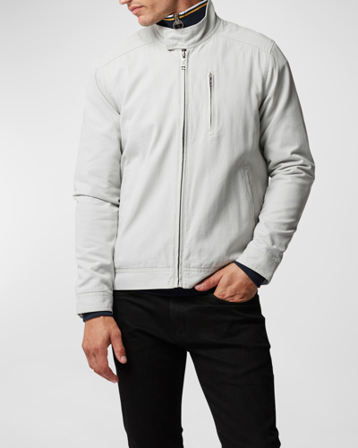 Rodd & Gunn Armitage Cotton-twill Jacket In Stone