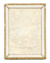 Jay Strongwater Lucas Stone Edge Picture Frame, 5 X 7 In Gold