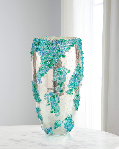 John-richard Collection Sea Glass Mirror Vase