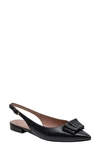 Linea Paolo Deandra Slingback Pointed Toe Pump In Black