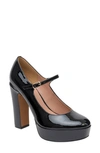 Linea Paolo Isadora Mary Jane Platform Pump In Black