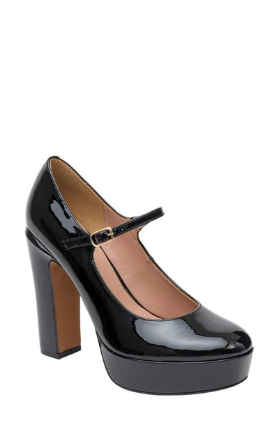 Linea Paolo Isadora Mary Jane Platform Pump In Black