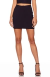 Susana Monaco Slim Miniskirt In Midnight