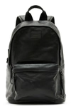 ALLSAINTS CARABINER LEATHER BACKPACK