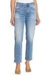 Pistola Charlie Classic Ankle Jeans In Grey