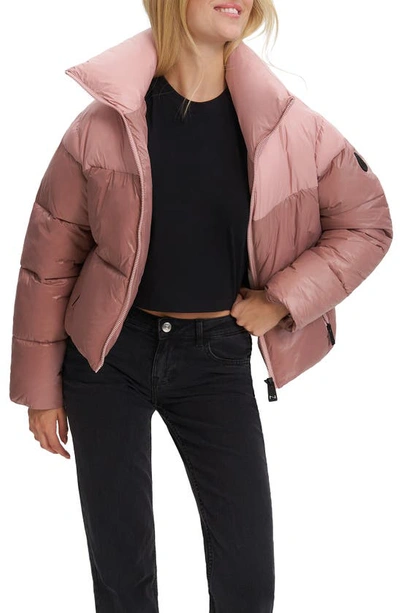 Noize Lotte Colorblock Puffer Jacket In Nocolor