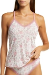 Honeydew Intimates Aiden Lace Trim Camisole In Creamroses