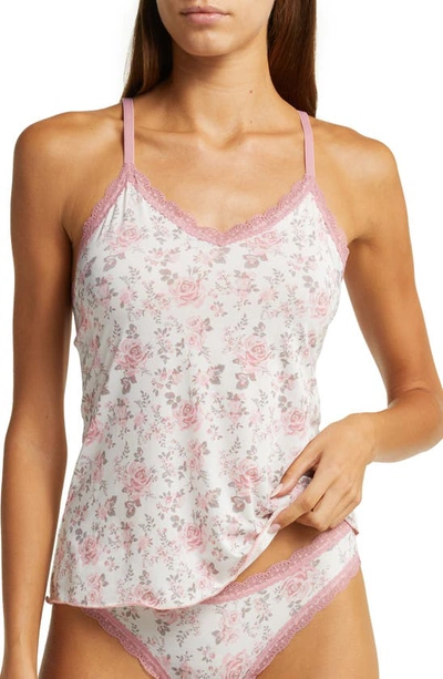 Honeydew Intimates Aiden Lace Trim Camisole In Creamroses