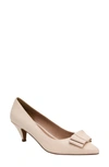 Linea Paolo Pointed Toe Pump In Pale Pink