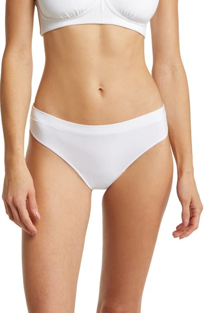 Meundies Feelfree Thong In White