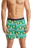 Meundies Knit Boxers In Piece On Earth