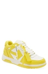 Off-white Out Of Office Low Top Sneaker In White/ Yellow
