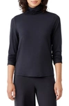 Eileen Fisher Turtleneck Top In Nocturne