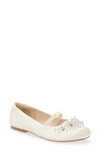 Dream Pairs Kids' Glitter Mary Jane In Ivory