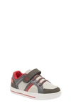 Dream Pairs Kids' School Low Top Sneaker In Grey/ Red