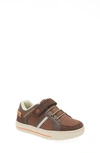 Dream Pairs Kids' School Low Top Sneaker In Brown/ Orange