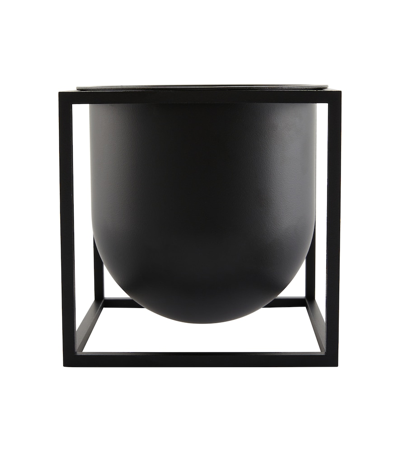 By Lassen Kubus Flowerpot 14 Vase In Black