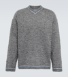 Erl Wool-blend Sweater In Grey