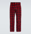 ERL CHECKED COTTON CORDUROY trousers