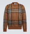 BURBERRY VINTAGE CHECK WOOL-BLEND SWEATER