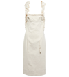 Jacquemus La Robe Crema Maxi Dress In Off-white