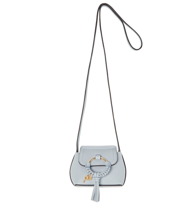 See By Chloé Joan Micro Leather Crossbody Bag In Graceful Blue | ModeSens