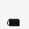 Alexander Mcqueen Mini Jewelled Satchel In Black