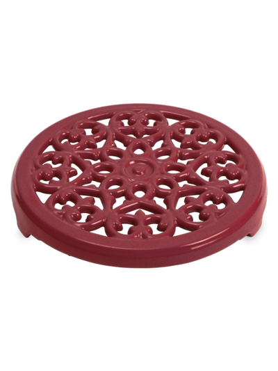 Staub 9-inch Round Lilly Cast Iron Trivet In Nocolor