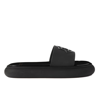 Moncler Logo-embossed Slide Sandals In Black