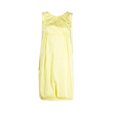 Sportmax Opaco Dress In Yellow