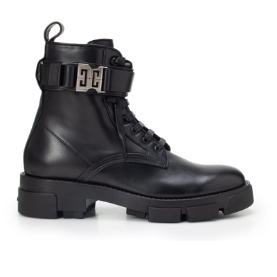 GIVENCHY LEATHER COMBAT BOOTS