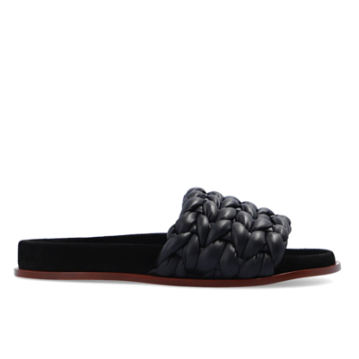 Chloé Kacey Leather Slide In Black