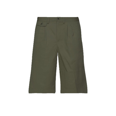 Burberry Cotton Shorts In Green