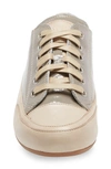 Candice Cooper Rock Low Top Sneaker In Taupe Patent