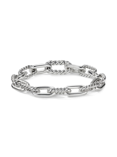 David Yurman Madison Sterling Silver Medium Chain Bracelet In Silver