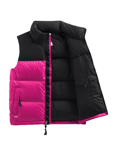 The North Face Pink 1996 Retro Nuptse Padded Gilet In Nocolor