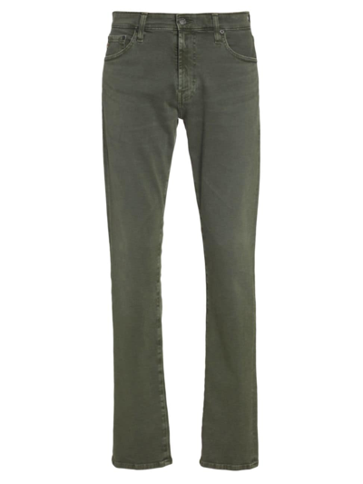 Ag 5-pocket Corduroy Pants In Sulfur Armory Green