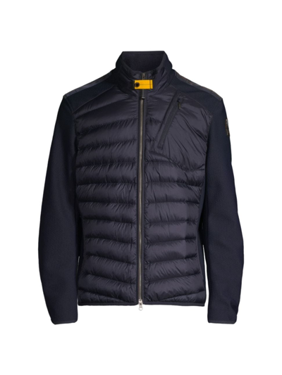 Parajumpers Nolan Hybrid Quilted Jacket In Black