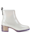Kate Spade Puddle Rain Booties In Parchment/crystal
