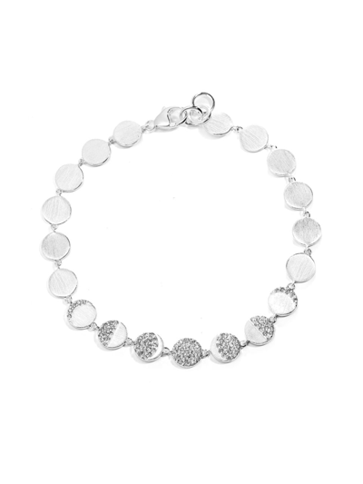 Syna Cosmic Moon Phase Bracelet In Sterling Silver