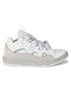 Lanvin Curb Low-top Sneakers In Grey White