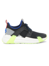 Moncler Men's Lunarove Textile Low-top Sneakers In Grey Multi