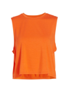 Splits59 Sienna Jersey Crop Tank In Fire