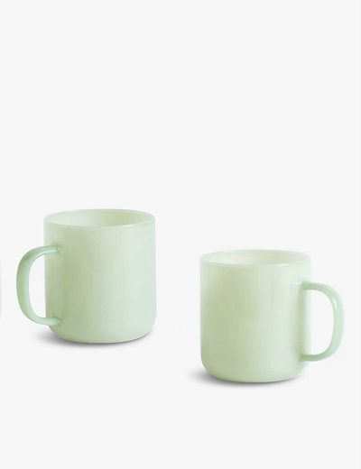 Hay Borosilicate Glass Mug Set Of Two