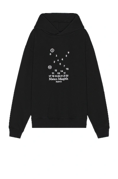 Maison Margiela Hooded Sweatshirt In Black