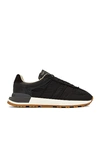 Maison Margiela Side Quilt Detail Sneakers In Black