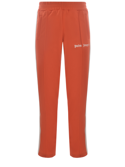 Palm Angels Jogging Pants  "classic Track" In Brick Red