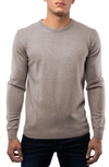 X-ray Crew Neck Knit Sweater In Grey