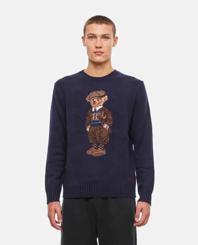 Polo Ralph Lauren "a-shape" Hooded Jacket In Blue