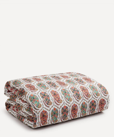 Cabana X Liberty Amelia Paisley Reversible Emperor Quilt In Multicoloured